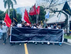 May Day di Ternate, FPUD Turun ke Jalan Suarakan 14 Tuntutan Buruh dan Pendidikan Gratis